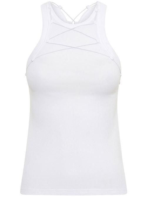 Canotta con stringhe DION LEE | C3099R23WHITE